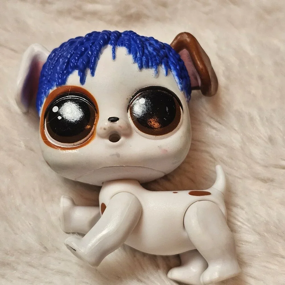 Lol Surprise Pet Dog Downtown BB Wooftown Puppy Animal Figure Doll Blue